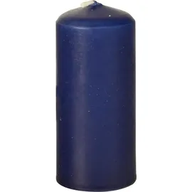 Papstar Stumpenkerze 9 x 4 cm 10 St. dunkelblau