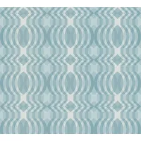 A.S. Création Retro Chic Vliestapete 18 cm x 900 cm 395342 blau/silber/weiß