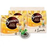 Senseo ® Pads Guten Morgen XL - Kaffee RA-zertifiziert - 5 Packungen x 10 Becherpads