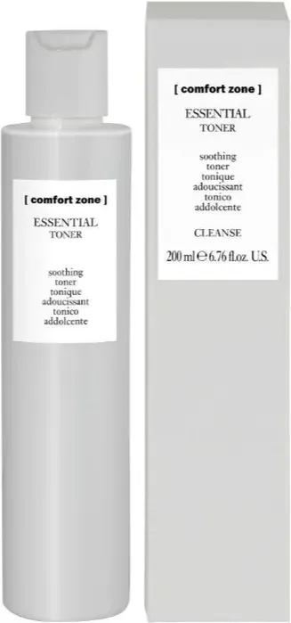 Comfort Zone Essential Toner 200 ml – Alkoholfreies Feuchtigkeitsspendendes Gesichtswasser mit Niacinamid, Beruhigendes Tonic zur Porenverfeinerung