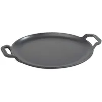 VICTORIA Grillplatte Ø 25 cm Gusseisen schwarz