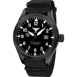 KHS - KHS.AIRBSABLA.NB - Armbanduhr - Automatik - Airleader Black Steel - Herren - Schwarz