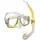 Mares Combo Ray – Schnorchelset Erwachsene, ergonomische Maske mit optischen Gläsern, halb-trockener Schnorchel mit Silikonmundstück