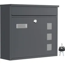 Wiltec Briefkasten V12 Anthrazit