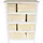 Dekoleidenschaft Makramee 56 x 77 cm Beige / Weiß