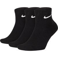 Nike Everyday Cushioned Trainings-Knöchelsocken Black/White 46-50