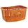 Buri Drehstapelkorb 60x40cm Wäschekorb Aufbewahrungskorb Spielzeugkiste Kunststoff (Orange)