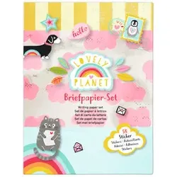 MOSES. Briefpapier-Set A5 Lovely Planet 26289