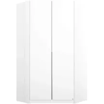 Rauch Eckkleiderschrank RAUCH "Memphis", weiß, B:119cm H:210cm T:106cm, Holzwerkstoff, Schränke, Eckkleiderschrank