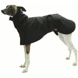 Eleganter Hundemantel speziell für Windhunde - Schwarz - 55 cm - Fashion Dog