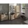 byLIVING Waschbeckenunterschrank Wellness 60 x 62 cm Beige