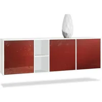 Vladon Sideboard, Bordeaux, 182x53x35 cm, Wohnzimmer, Kommoden & Sideboards,