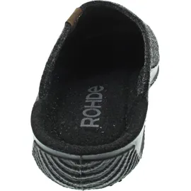 ROHDE Damen, Frauen, Pantoletten, Slipper,Sandalen,Freizeitschuhe,Schlupfschuhe,schluepfschuhe,Slipper,Slides,Slip-ons,Mules,ANTHRAZIT,41 EU - 41 EU