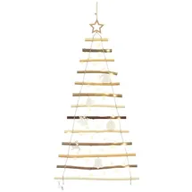 vidaXL Weihnachtsbaum mit 50 LEDs Braun 120 cm