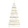 vidaXL Weihnachtsbaum mit 50 LEDs Braun 120 cm