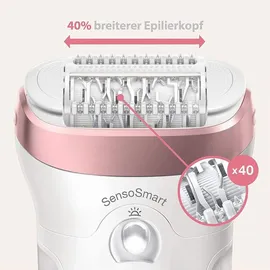 Braun Silk-épil 9 SensoSmart 9-720 weiß/rosegold