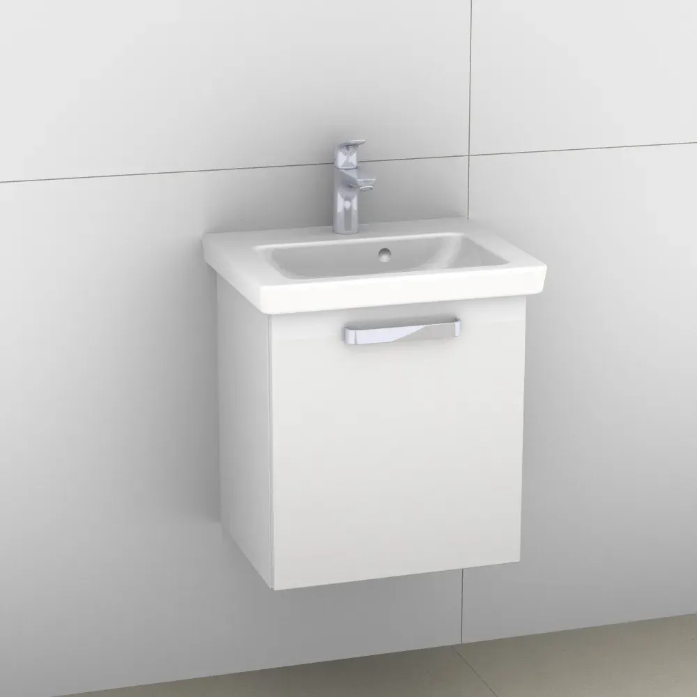 Artiqua 414 Waschtischunterschrank für Subway 2.0 7315F0 Weiß Glanz, 414-WUT-V79-L-7050-68 414-WUT-V79-L-7050-68