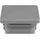 GROJA Pfostenkappe 6 x 6 cm Grau/Aluminium