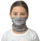 Lässig Lässig, Unisex, Schal, Mund-Nasen-Schutz/Flexi-Loop Kids Smile grey