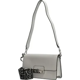 Picard Superstar Schultertasche Leder Grau/Weiß