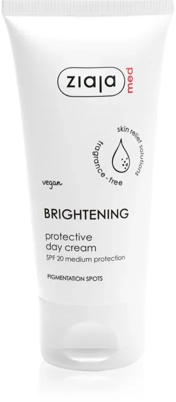 Ziaja Med Brightening Care schützende Creme gegen Pigmentflecken SPF 20 50 ml