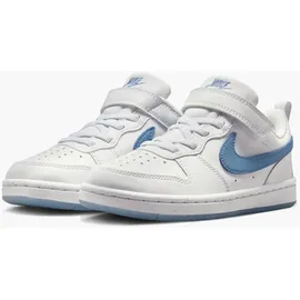 Nike Court Borough Low Kinder Weiß/Blau 29,5