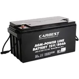 Carbest Power Line 80PL AGM-Batterie, 80Ah