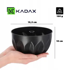 Kadax Gugelhupfform, Spiralnapfkuchenform aus Blech mit Antihaftbeschichtung, runde 16.5 cm -