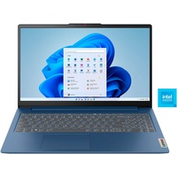 Lenovo IdeaPad Slim 3 15IAH8 Notebook (39,6 cm/15,6 Zoll, Intel N200, UHD Graphics, 512 GB SSD) blau 512 GB - 8 GB RAM