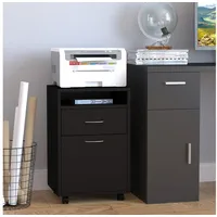 DEVAISE Rollcontainer 40 x 35 x 60 cm schwarz