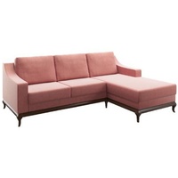 JVmoebel Ecksofa, Design L Form Schlafsofa Luxus Couchen Neu Ecksofa Couch Sofas rosa