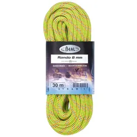 Beal Rando Golden Dry 8 Mm Rope Gelb 20 m