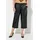 MIAMODA Culotte Hosen Lederoptik Schwarz 42