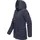 Ragwear Kurzmantel "Monadetta Warm", Damen, Gr. M (38), blau (navy), Obermaterial: 74% Baumwolle, 26% Nylon. Innenfutter: 100% Polyester.