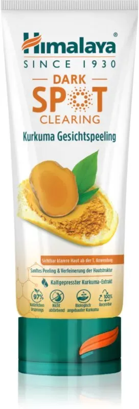 Himalaya Herbals Dark Spot Clearing Curcuma Reinigungspeeling gegen Mitesser 75 ml