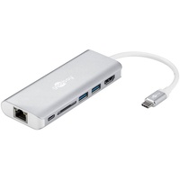 goobay USB-C Multiport Adapter HDMI 4k 30 Hz USB CR RJ45 PD
