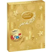 Lindt Lindor Adventskalender 2025 290g 24 Kugeln Weiß Dunkel Milch