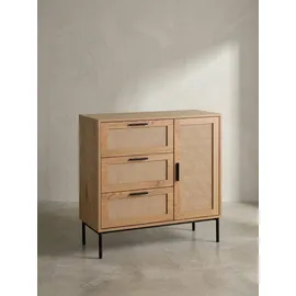 KADIMA DESIGN Kommode 80 x 82 x 36 cm Braun