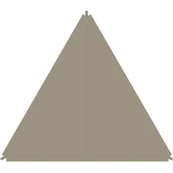 Sonnensegel BENT "TC-Zip-Protect Canvas Single", gelb (oker mit rv abdeckung), Sonnensegel, B/T: 250cm x 250cm, Polycotton, B:250cm T:250cm