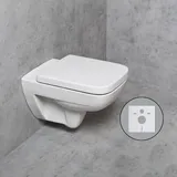 Geberit Renova Plan & Tellkamp Premium 2000 WC-SET mit Zubehör:, 202150000+TK2000+PR9999XX,
