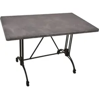 Garden Pleasure MORENA Bistrotisch dunkelgrau 110,0 x 70,0 x
