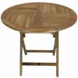 Zebra Technologies Poker Klapptisch Ø 90 x 74 cm natur