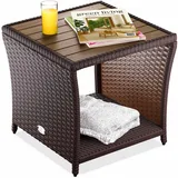 CASARIA Beistelltisch Braun