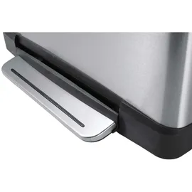 Eko E-Cube Tretmülleimer 50L Edelstal (34.5 x 50 Liter, - matt silber