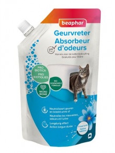 Beaphar Geurvreter korrels voor kattenbak (400 g)  6 verpakkingen