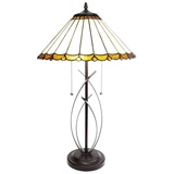 5LL-6282 Tiffany-Lampe-Leuchte-Tischlampe-Tischleuchte-Stehlampe  Ø 41x69 cm E27