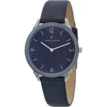 Pierre Cardin Pigalle Stripes Blau Leder 40 mm CPI-2017