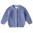 stellou & friends Gerippter Strick-Cardigan in purple | Gr.: 86/92