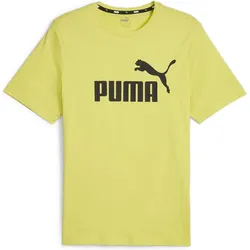 Essentials Logo T-Shirt Herren PUMA Lime Sheen Green L