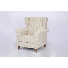 Better Home Polstersessel Loretta 86 x 105 x 81 cm Grau